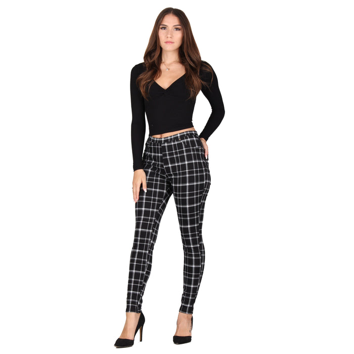 Plus Size Printed Denim Jeggings