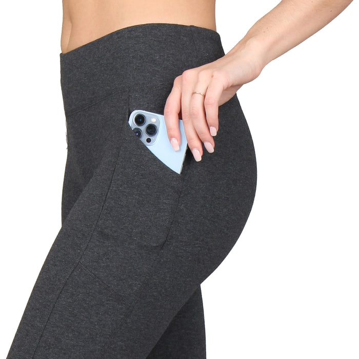 High-Rise Side Pocket Cotton Leggings
