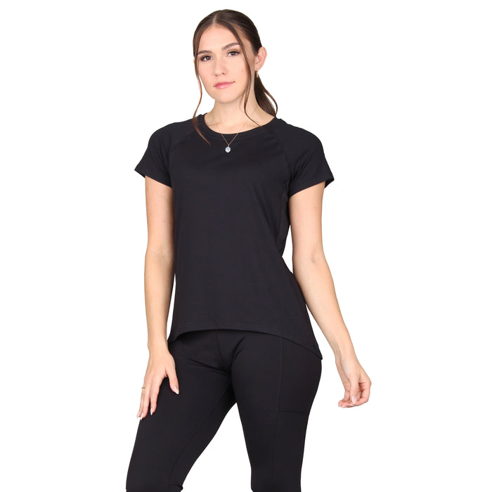 Plus Size Short Sleeve Active Top