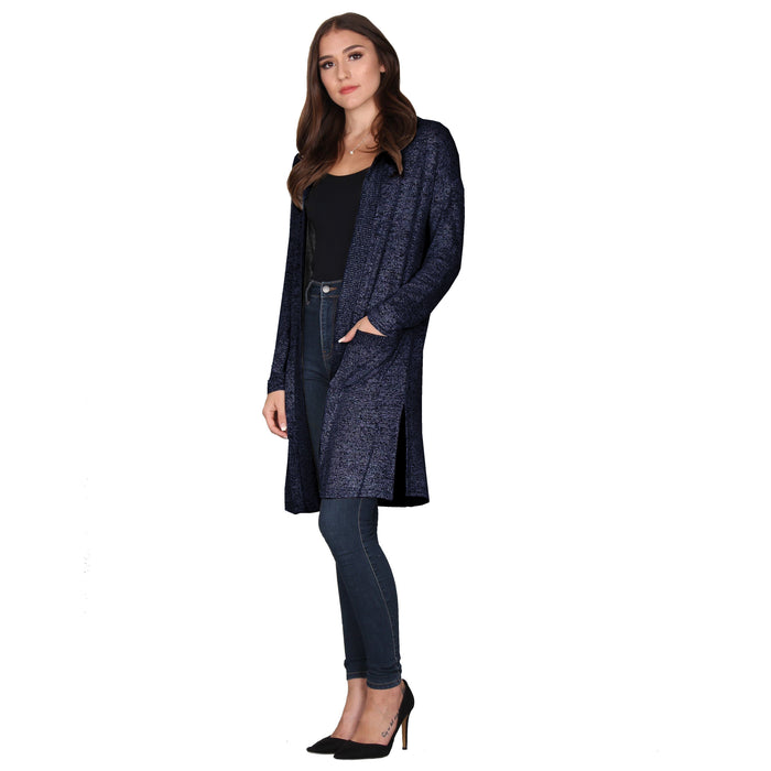 Solid Hooded Cardigan