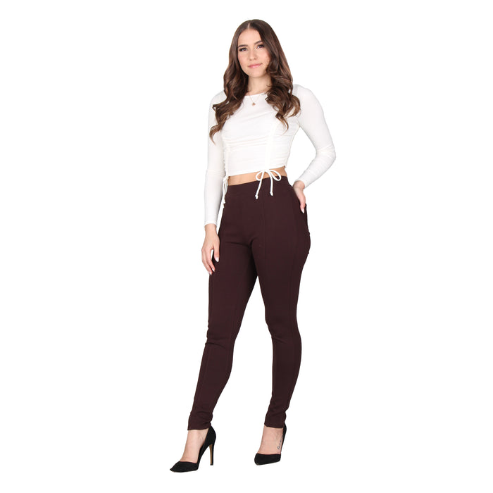 Solid Casual Pants