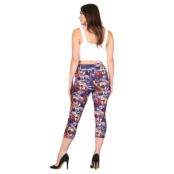 Printed Capri Super Soft Leggings