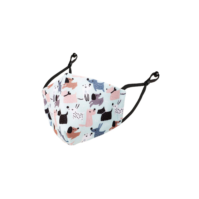 Reusable Kids Fabric Face Masks With Adjustable Nose Clip, Washable