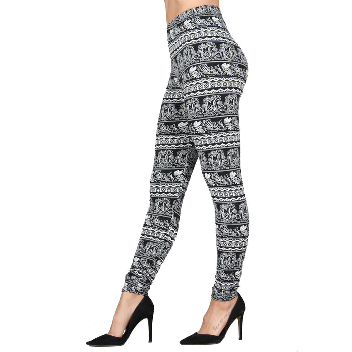 Printed Fleece Leggings