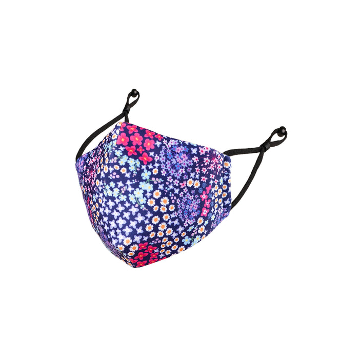 Reusable Adult Unisex Fabric Face Masks With Adjustable Nose Clip, Washable