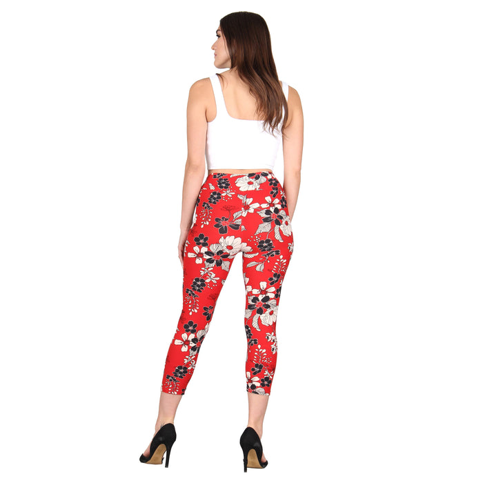 Printed Capri Super Soft Leggings