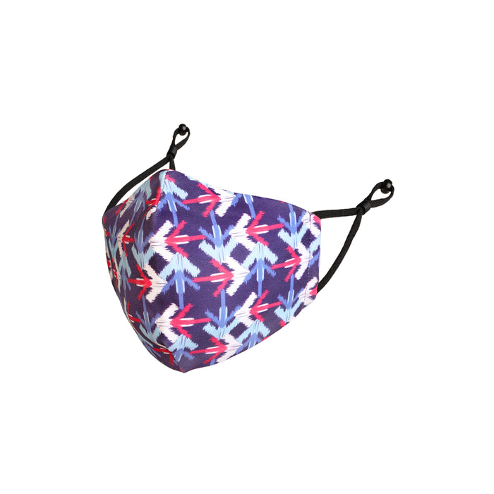 Reusable Adult Unisex Fabric Face Masks With Adjustable Nose Clip, Washable