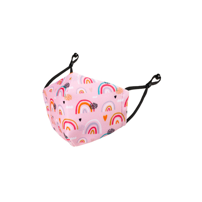 Reusable Kids Fabric Face Masks With Adjustable Nose Clip, Washable