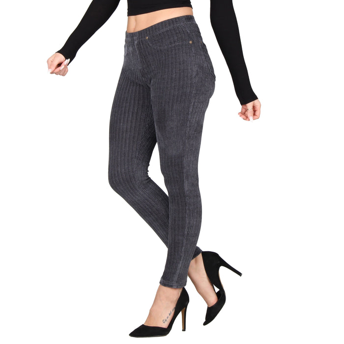 Ribbed Corduroy Jeggings