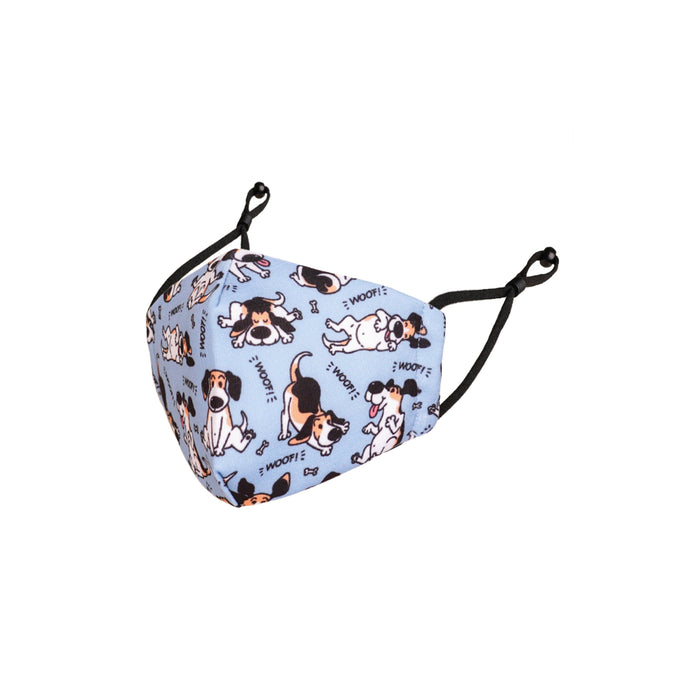 Reusable Kids Fabric Face Masks With Adjustable Nose Clip, Washable