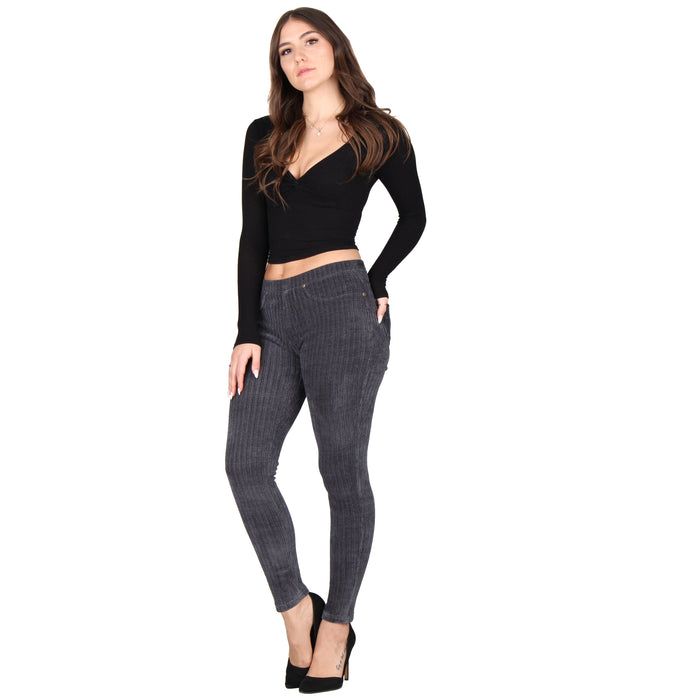 Ribbed Corduroy Jeggings