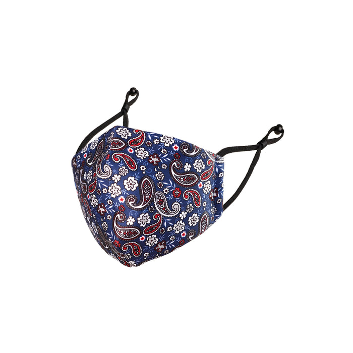Reusable Adult Unisex Fabric Face Masks With Adjustable Nose Clip, Washable