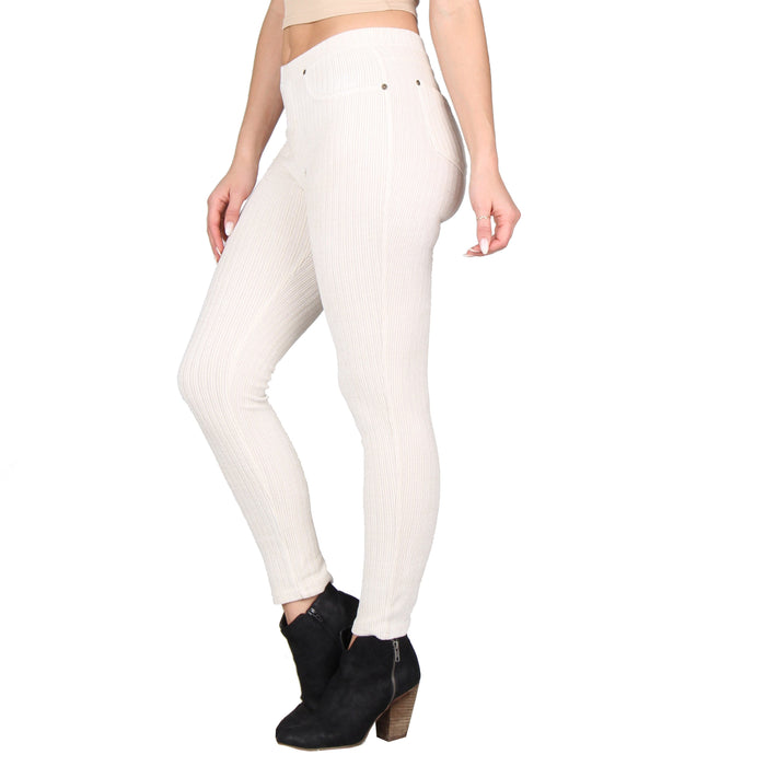 Ribbed Corduroy Jeggings