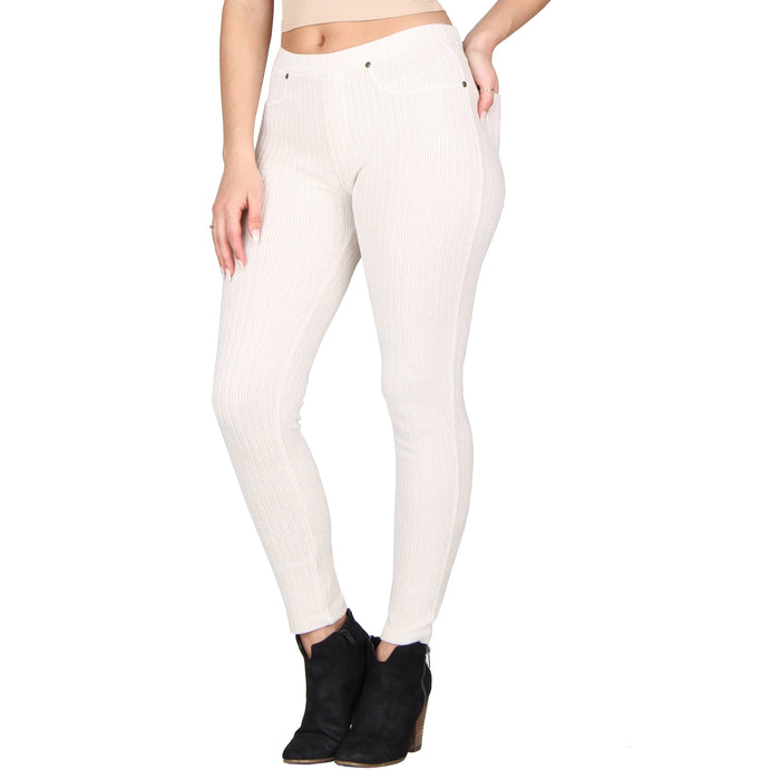 Ribbed Corduroy Jeggings