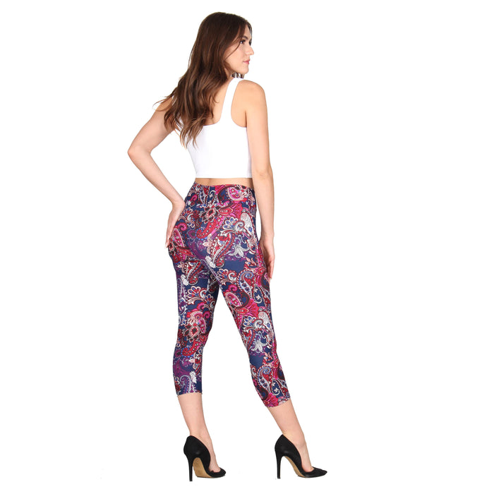 Printed Capri Super Soft Leggings
