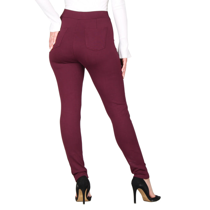 Solid Casual Pants