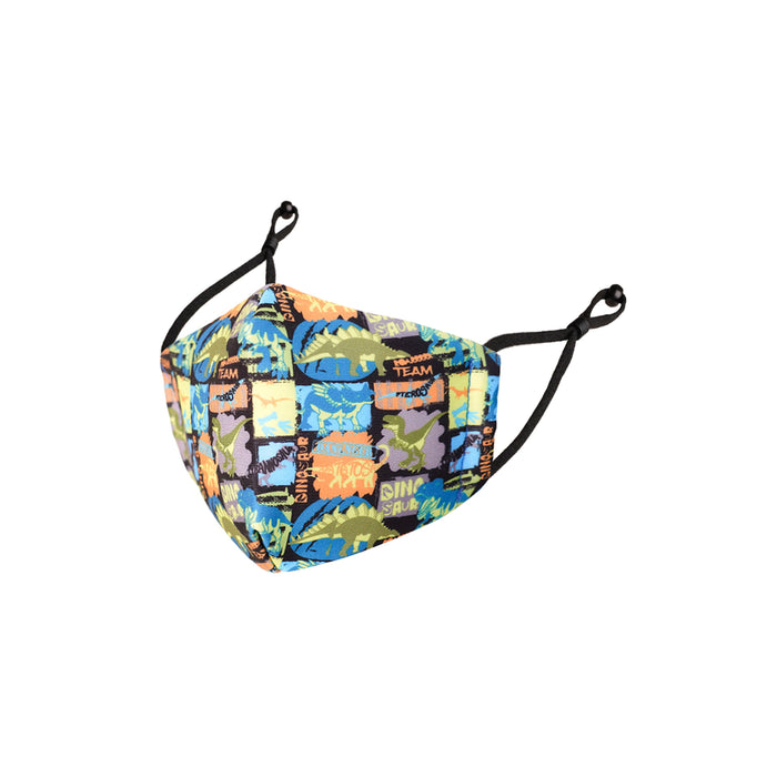 Reusable Kids Fabric Face Masks With Adjustable Nose Clip, Washable