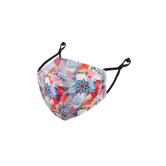 Reusable Adult Unisex Fabric Face Masks With Adjustable Nose Clip, Washable