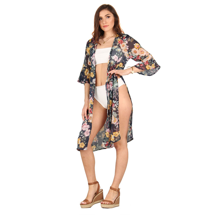 Tie Front Kimono