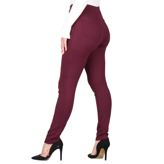 Solid Casual Pants