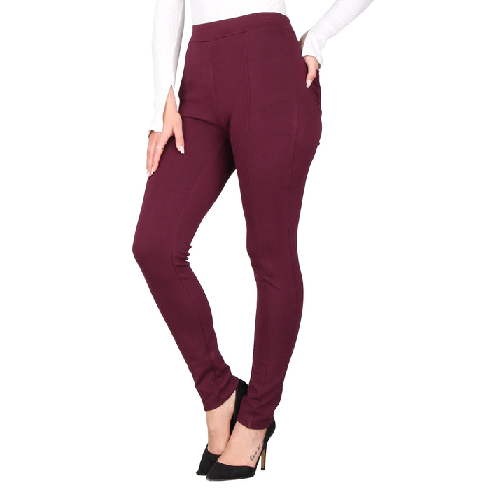 Solid Casual Pants