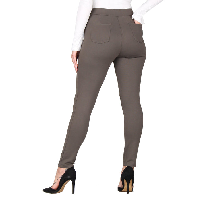 Solid Casual Pants