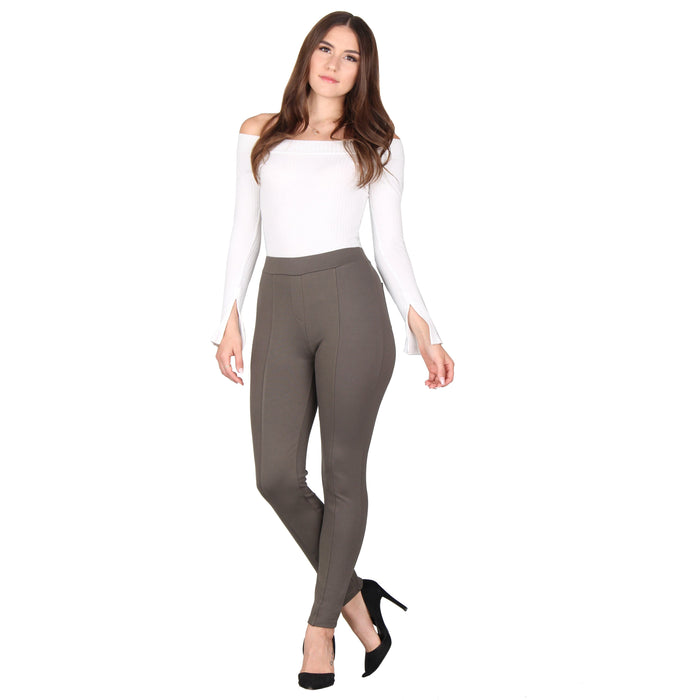 Solid Casual Pants