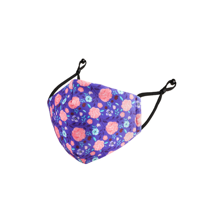Reusable Adult Unisex Fabric Face Masks With Adjustable Nose Clip, Washable