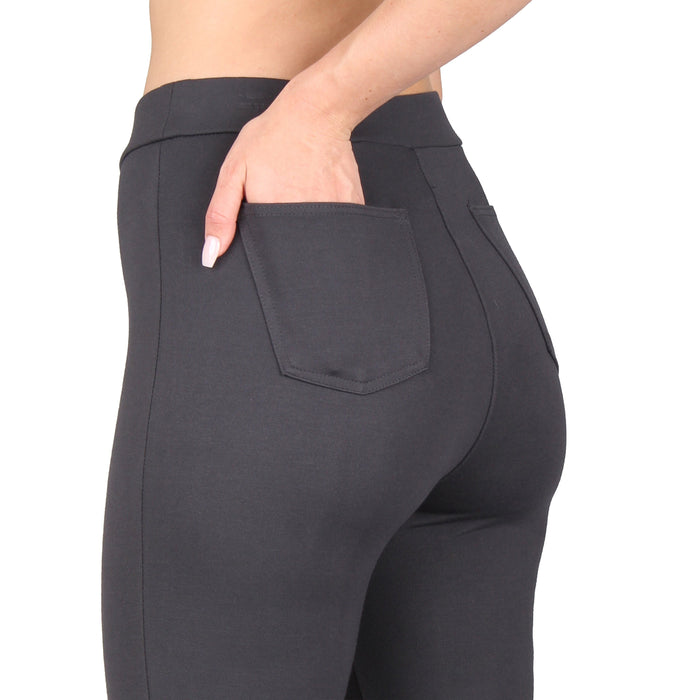 Solid Casual Pants