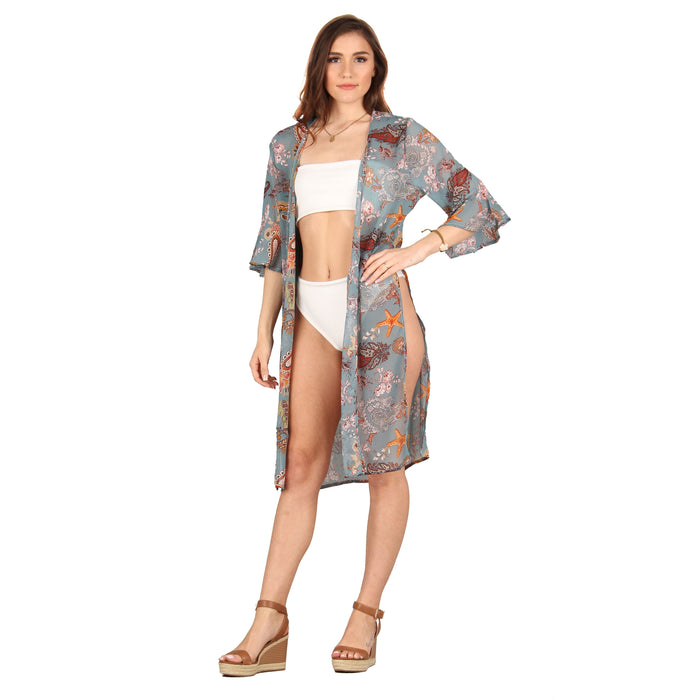Tie Front Kimono