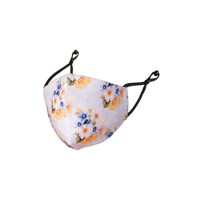 Reusable Adult Unisex Fabric Face Masks With Adjustable Nose Clip, Washable