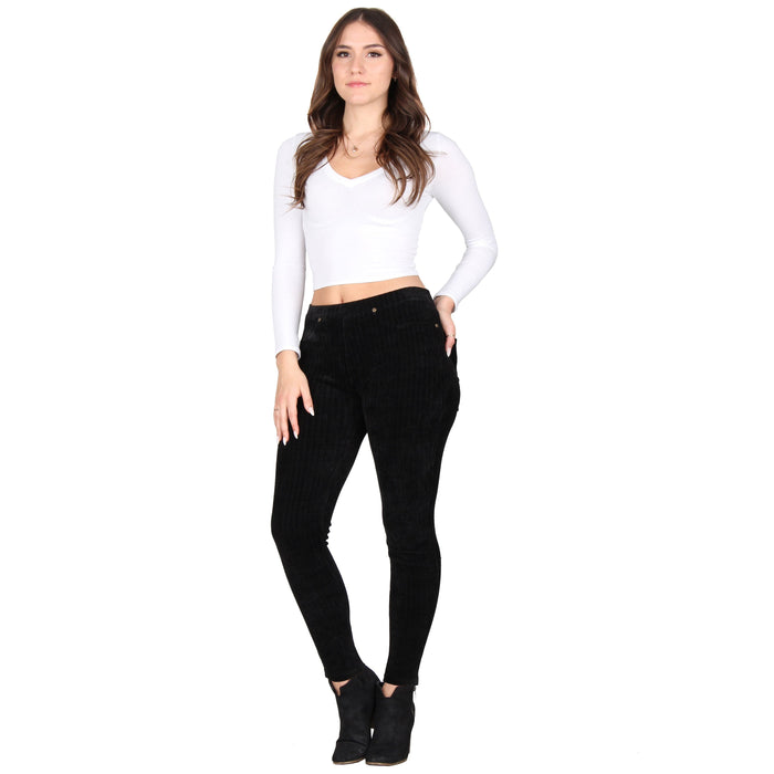 Ribbed Corduroy Jeggings