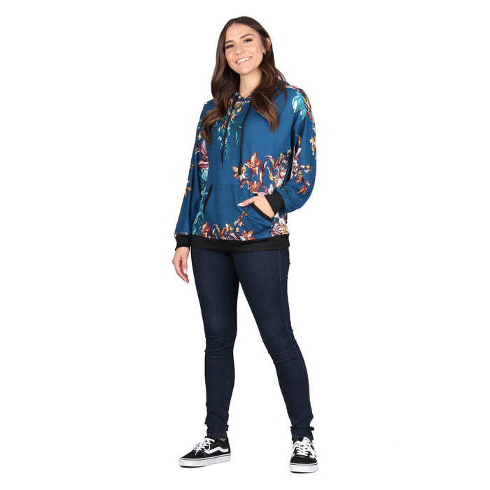 Printed Knit Hoodie