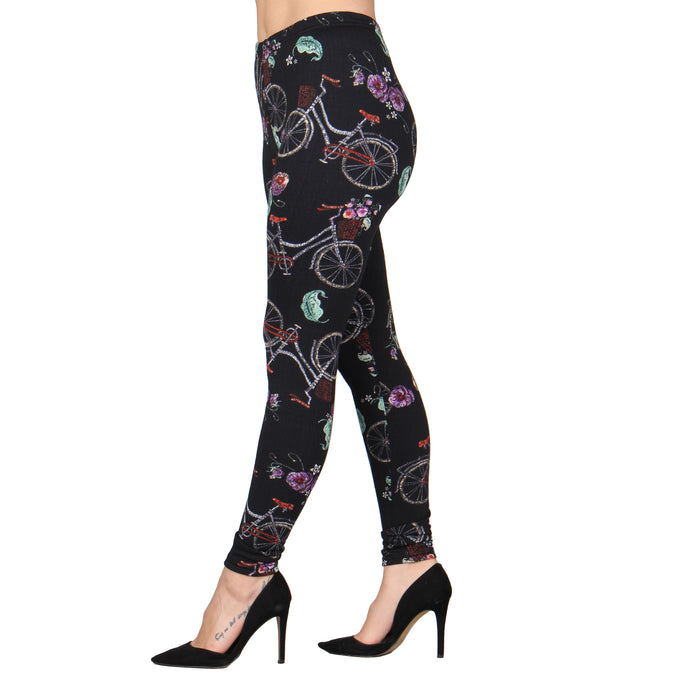 Printed Fleece Leggings