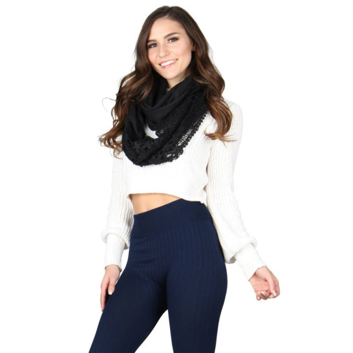 Lace Infinity Scarf