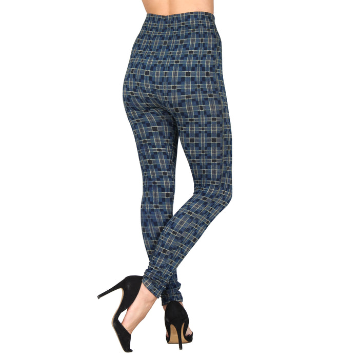 Seamless Printed Fleece Leggings