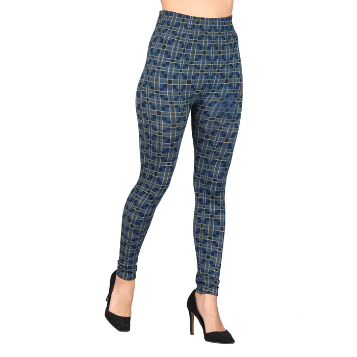 Seamless Printed Fleece Leggings