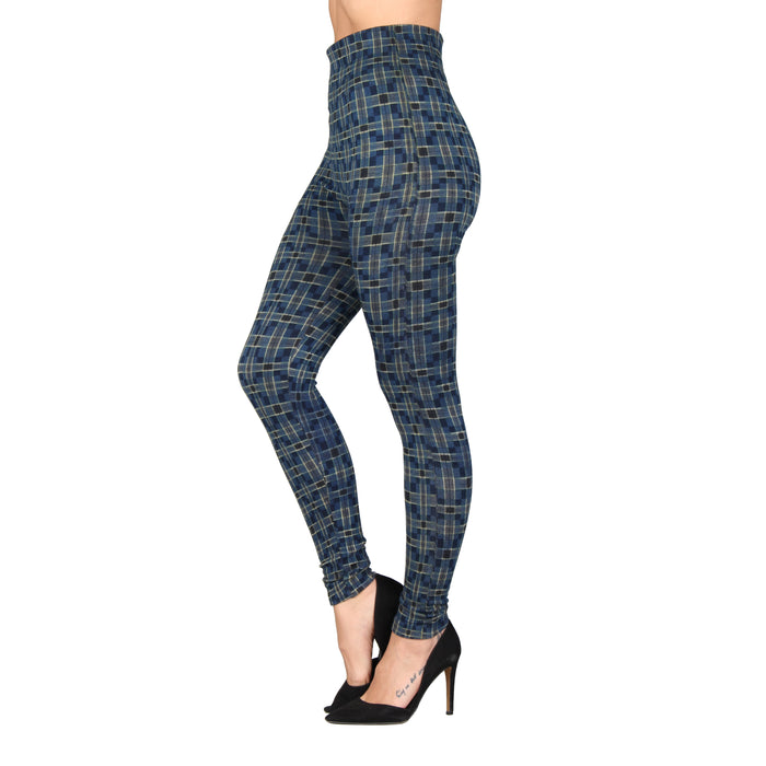 Seamless Printed Fleece Leggings