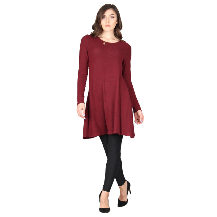 Plus Size Plush Knit Tunic
