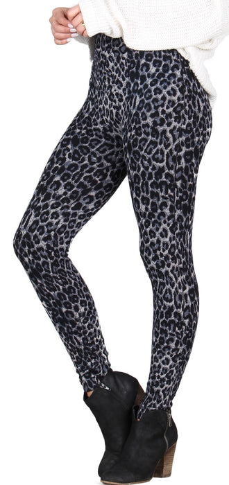 Seamless Printed Fleece Leggings
