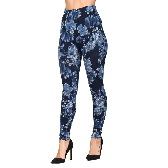 Seamless Printed Fleece Leggings