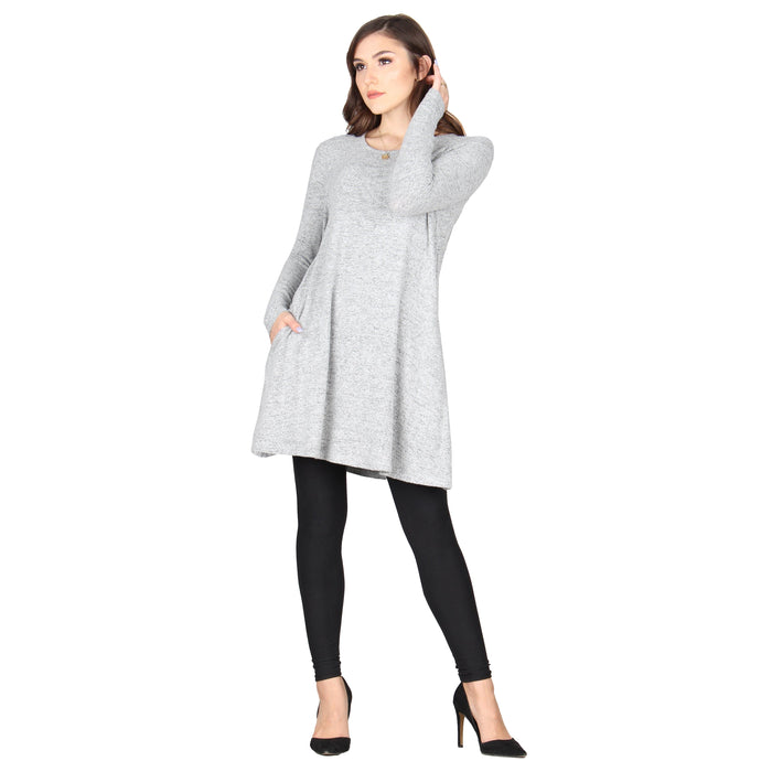 Plus Size Plush Knit Tunic