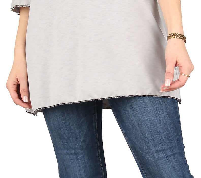 Solid Lace Tunic