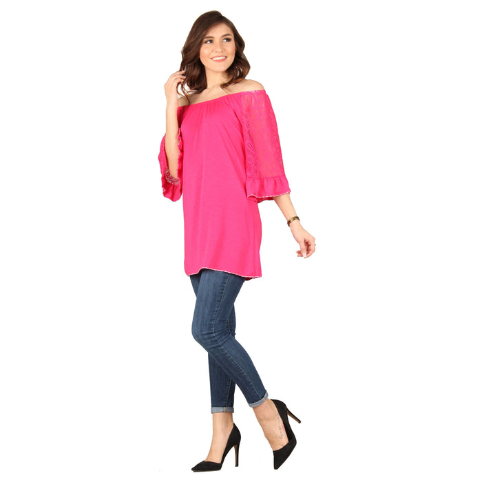 Solid Lace Tunic