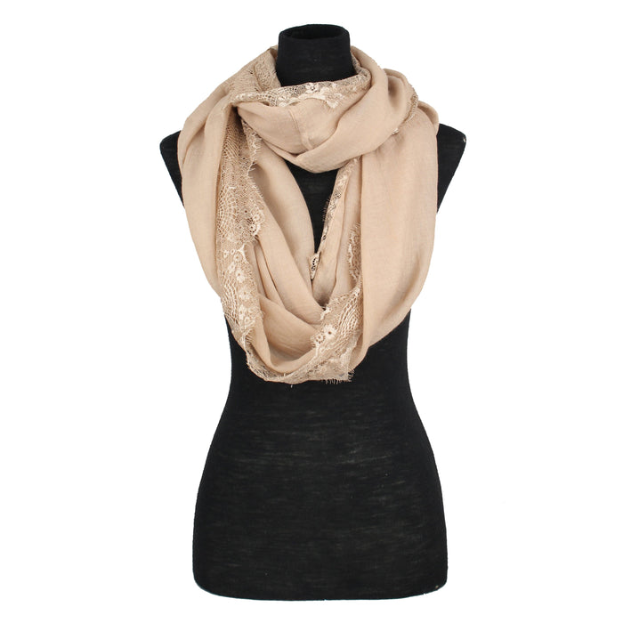 Lace Infinity Scarf
