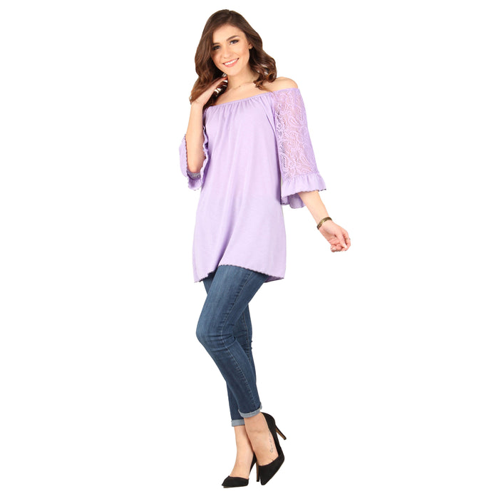 Solid Lace Tunic