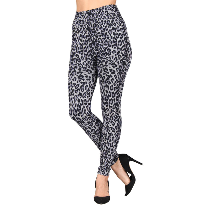 Seamless Printed Fleece Leggings