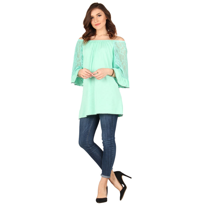 Solid Lace Tunic