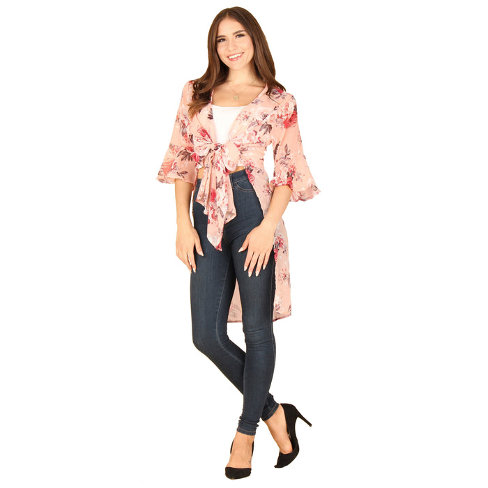 Tie Front Kimono