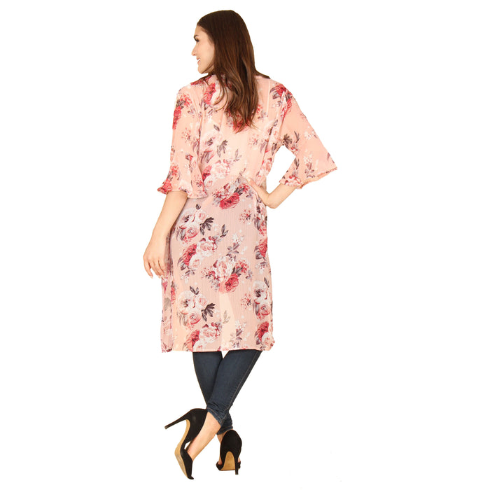Tie Front Kimono